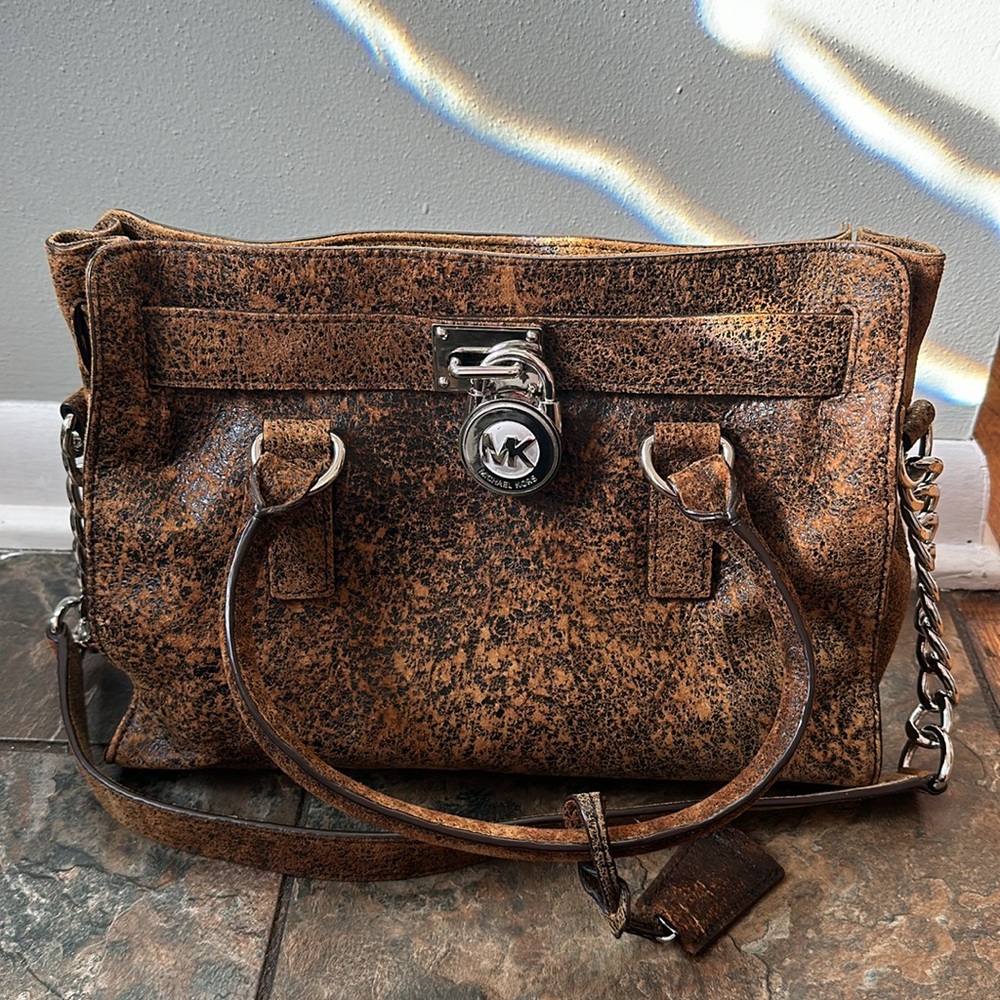 Michael Kors Hamilton mocha bag